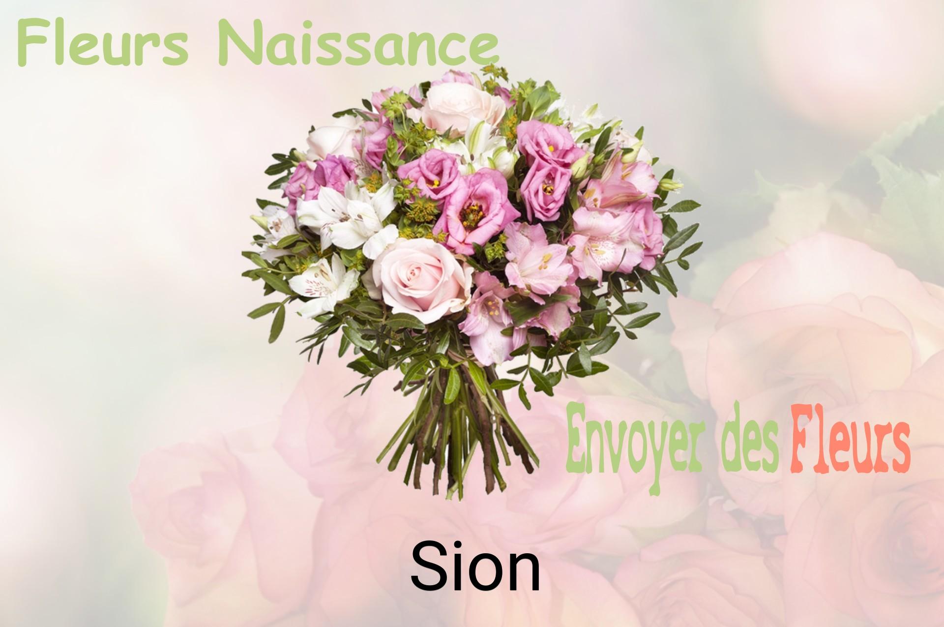 Bouquet de fleurs de naissance livré à Sion